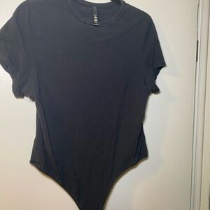 SKIMS Black Short Sleeve Bodysuit | Size 3x